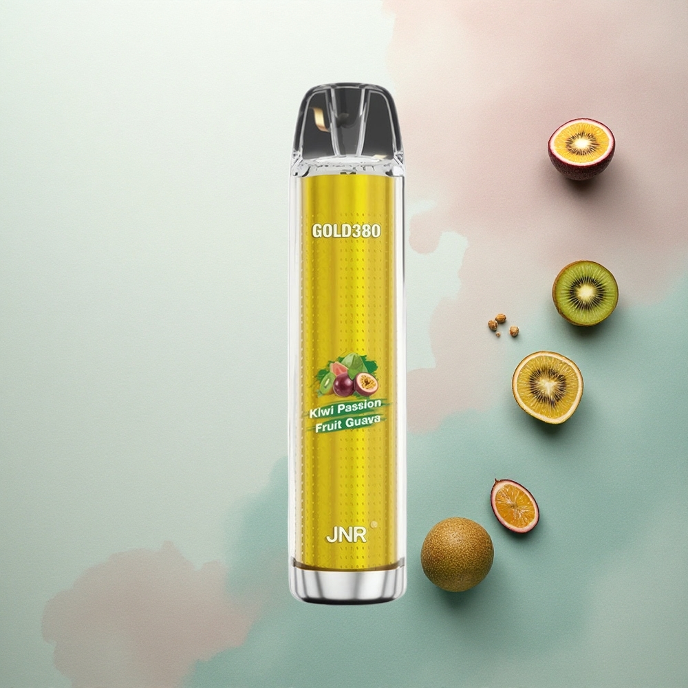 JNR Gold380 6000 Kiwi Passion Fruit Guava 1500mAh Nicotine 5%