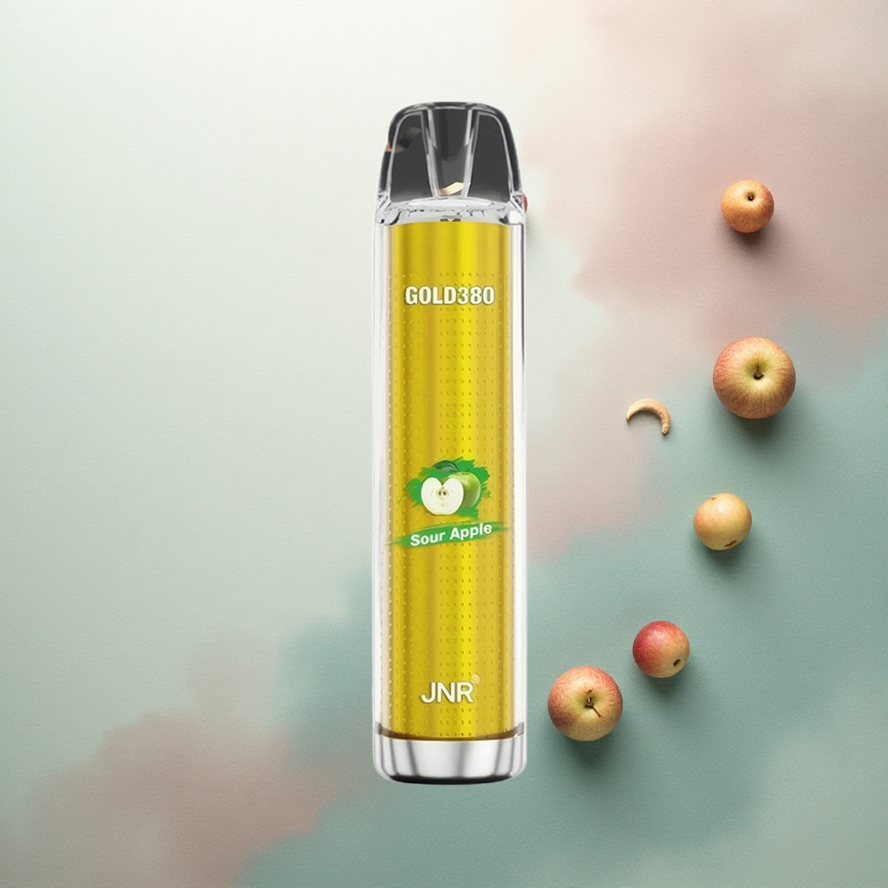 JNR Gold380 6000 Sour Apple 1500mAh 13ml Nicotine 0%2%5%