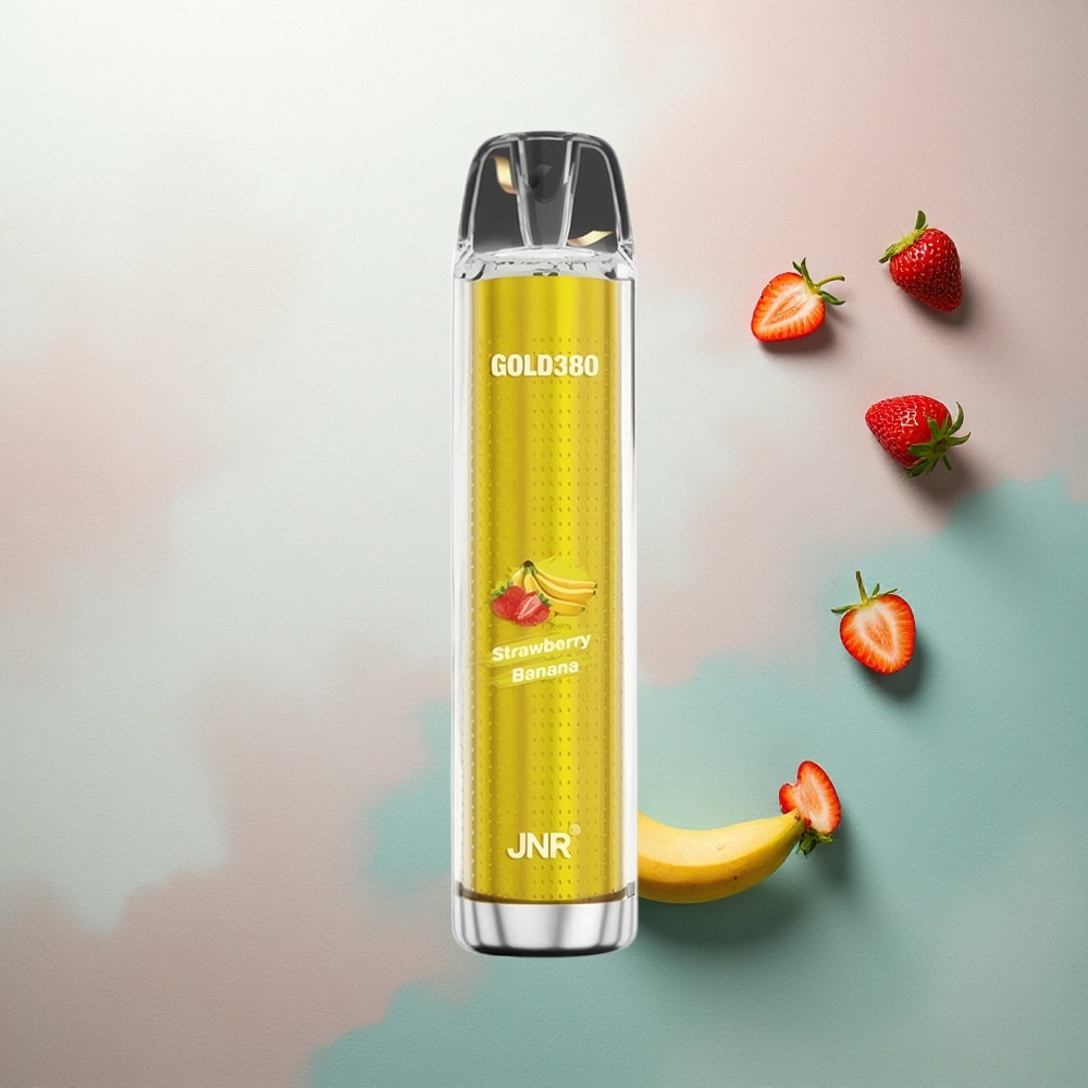 JNR Gold380 6000 Strawberry Banana 1500mAh 1.0ohm 5% Nicotine
