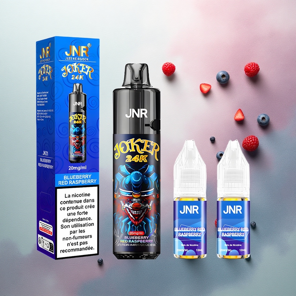 JNR Joker 24K Blueberry Red Raspberry 2% Nicotine 800mAh