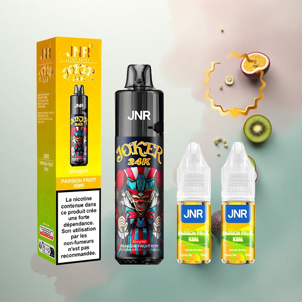 JNR Joker 24K Passion Fruit Kiwi 800mAh 2% Nicotine Side Refill