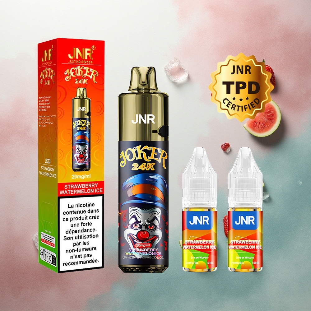 JNR Joker 24K Strawberry Watermelon Ice 2% Nicotine 800mAh