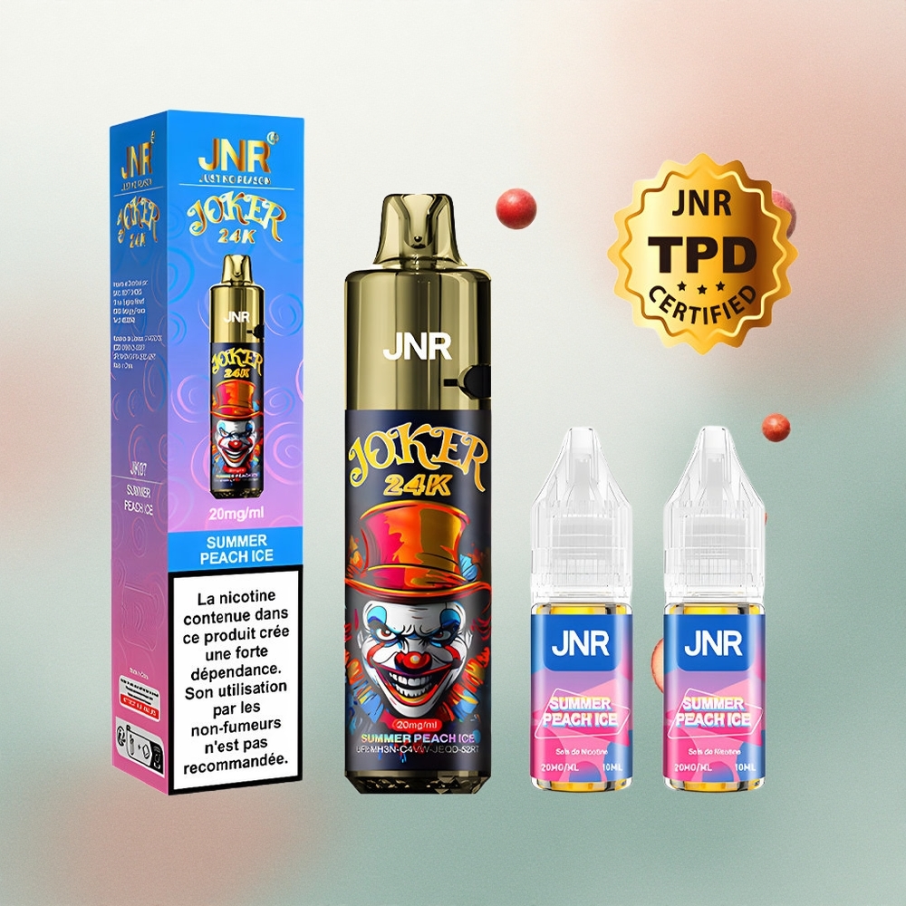 JNR Joker 24K Summer Peach Ice with 800mAh Battery and 2% Nicotine