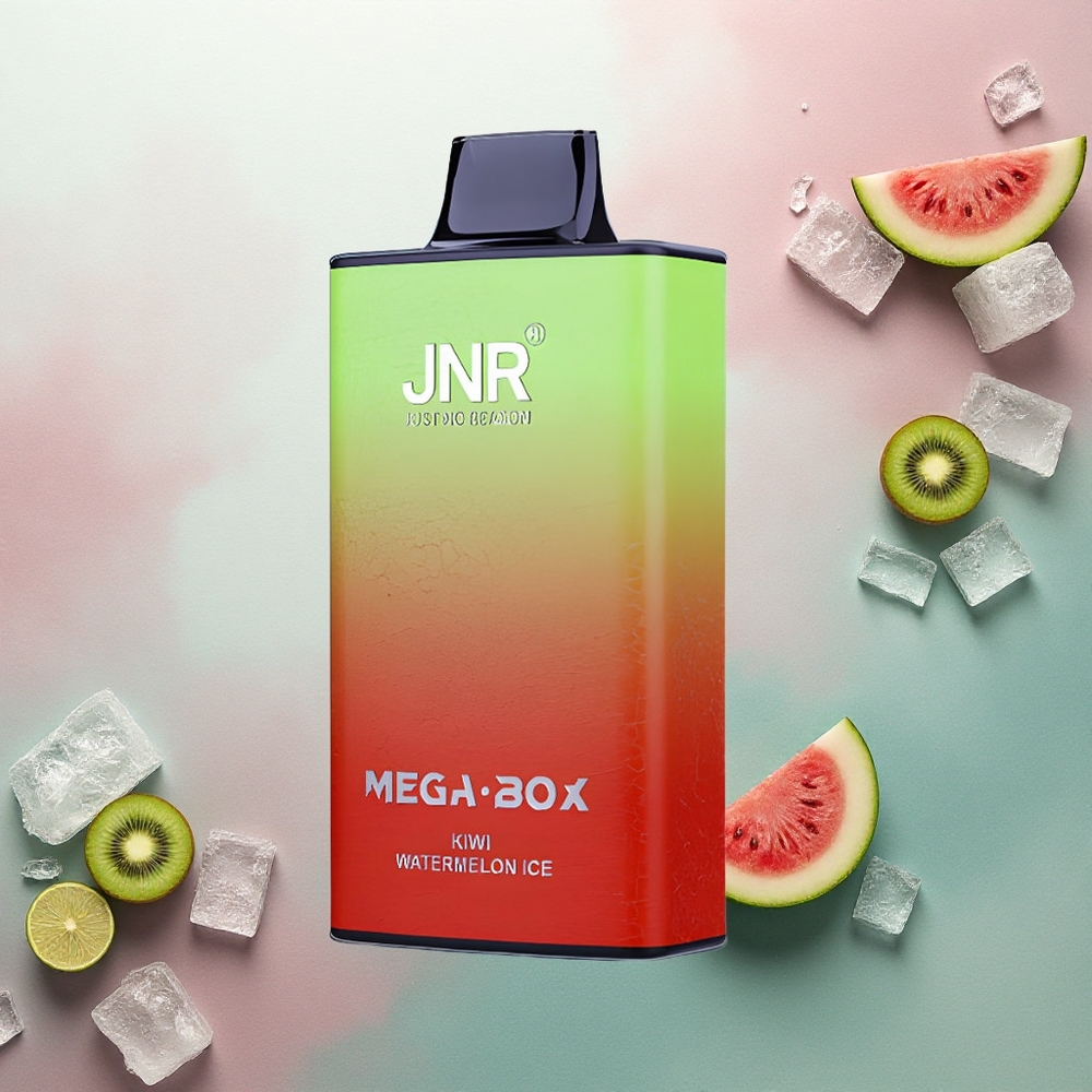 JNR Mega Box 25000 Kiwi Watermelon Ice Dual Mesh Coil 30ml E-liquid 850mAh