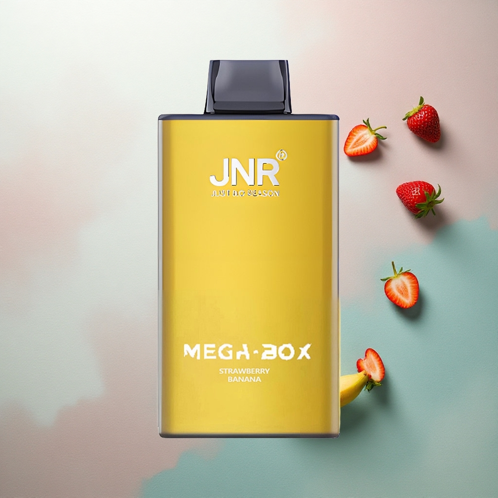 JNR Mega Box 25000 Strawberry Banana Dual Mesh 850mAh 2% Nicotine