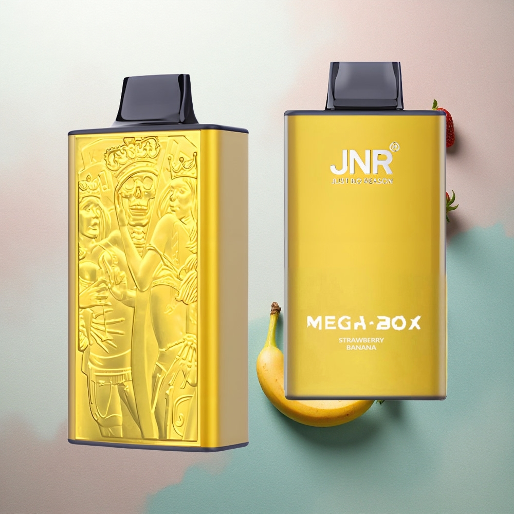 JNR Mega Box 25000 Strawberry Banana Dual Mesh 850mAh 2% Nicotine