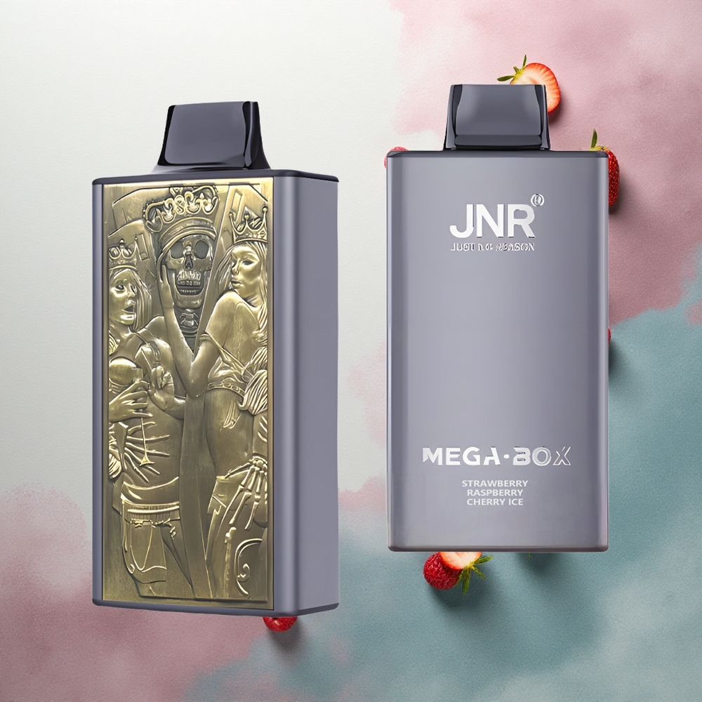JNR Mega Box 25000 Strawberry Raspberry Cherry Ice 850mAh 30ml 2% Nicotine