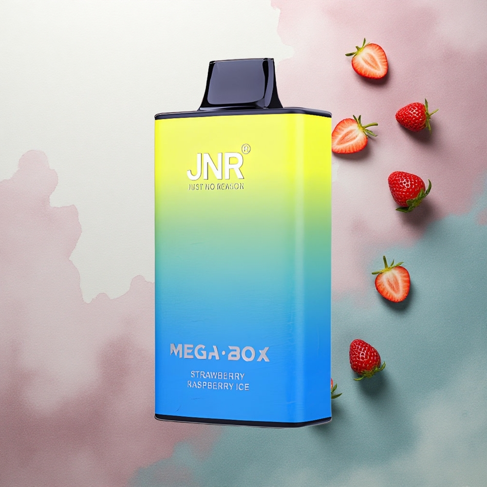JNR Mega Box 25000 Strawberry Raspberry Ice 30ml 850mAh Dual Mesh