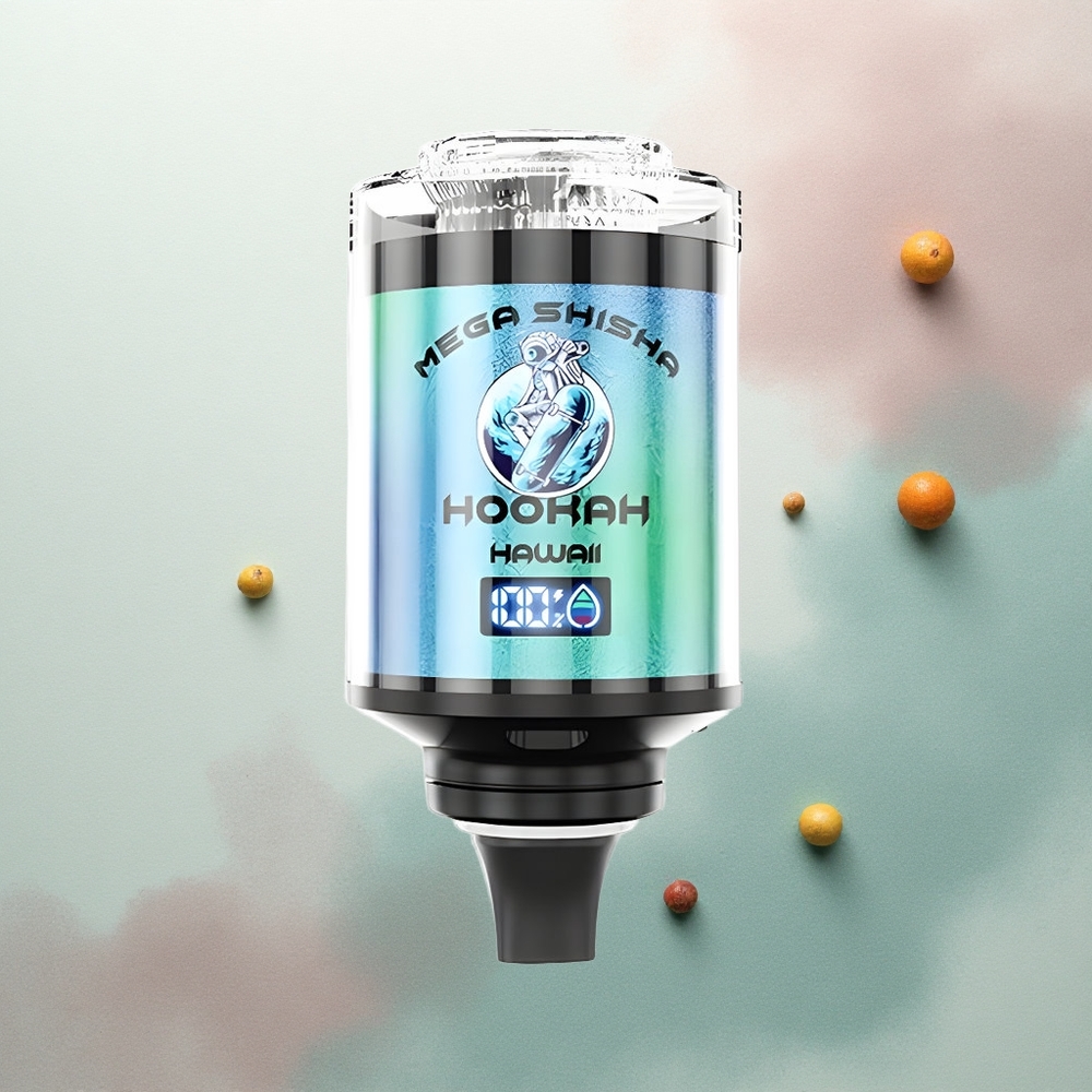 JNR Mega Shisha Hookah 100K Hawaii 2200mAh 60ml 2% Nicotine Hookah