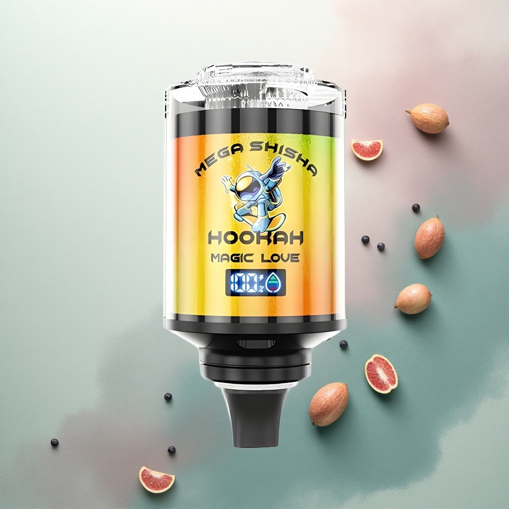 JNR Mega Shisha Hookah 100K Magic Love 2200mAh 60ml 2% Nicotine