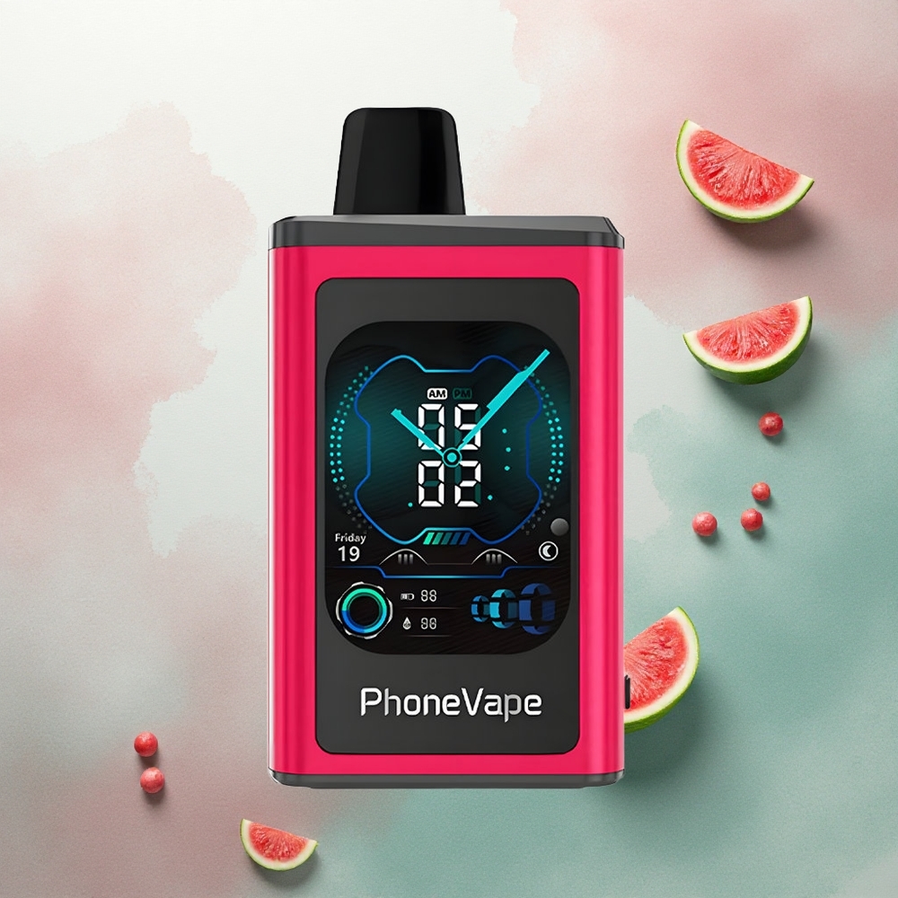 JNR PhoneVape 30000 Watermelon Ice with 850mAh and Adjustable Airflow