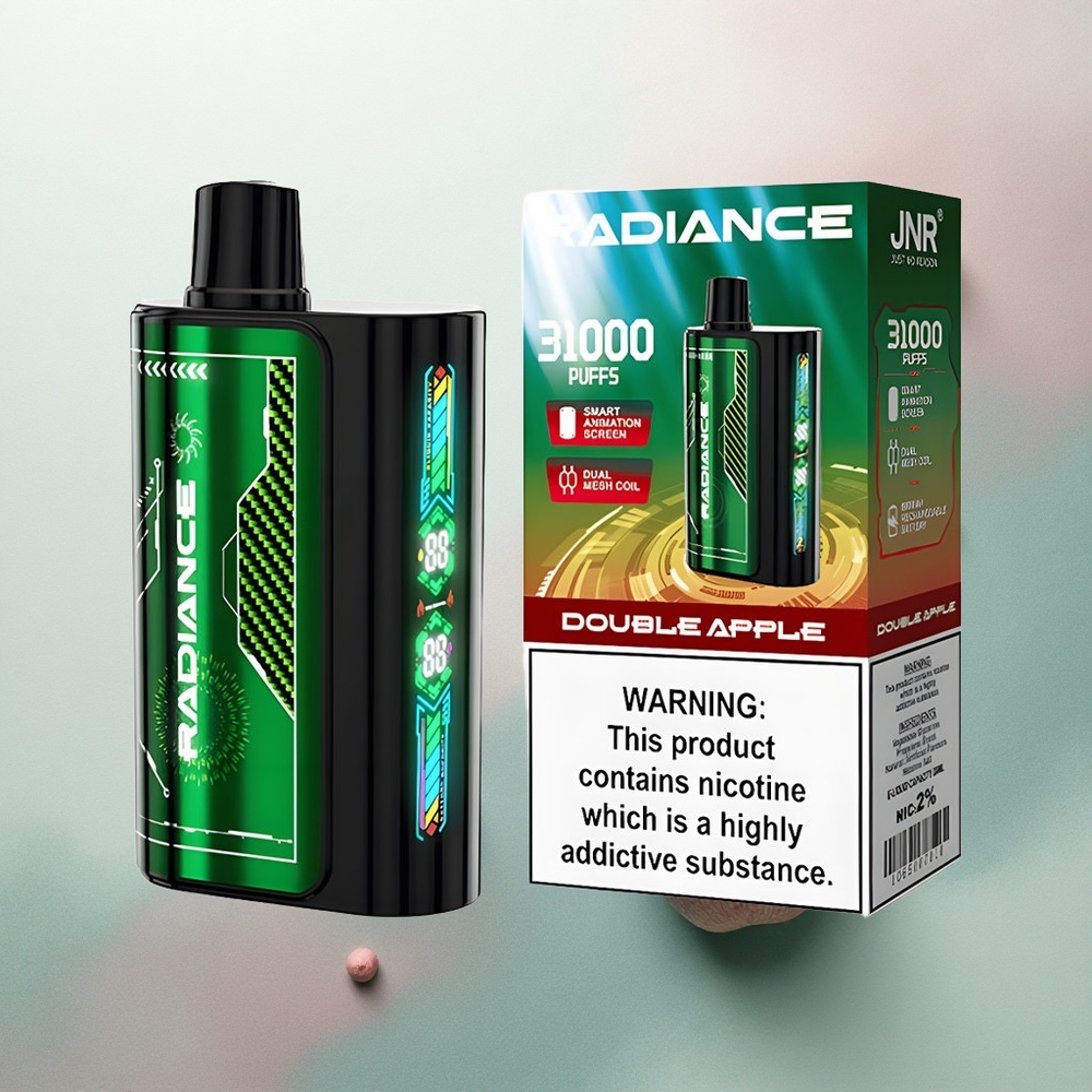 JNR Radiance 31000 Double Apple 28ml 950mAh 2% Nicotine