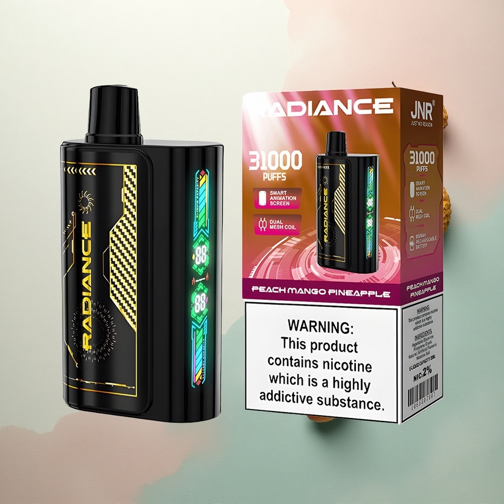 JNR Radiance 31000 Peach Mango Pineapple Dual Mesh 950mAh 2% Nicotine