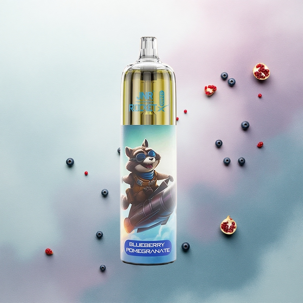 JNR Rocket-X 12400 Blueberry Pomegranate 850mAh Adjustable Airflow