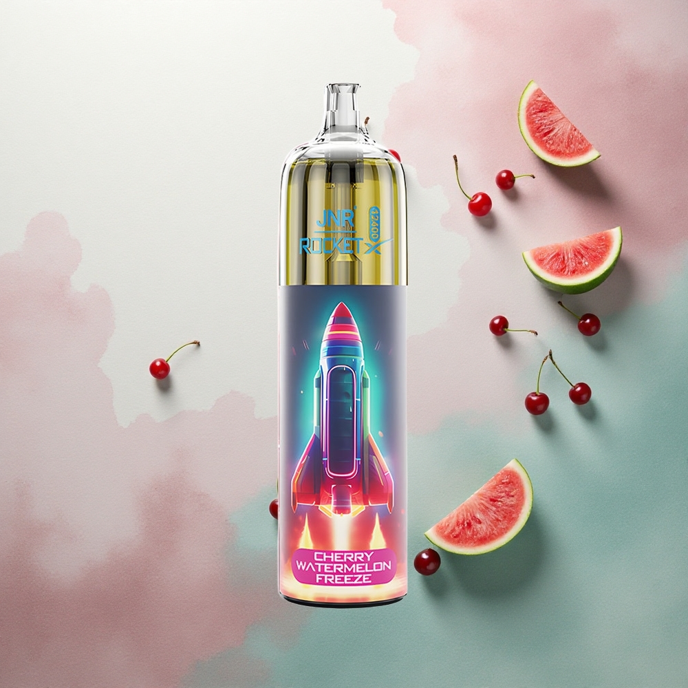 JNR Rocket-X 12400 Cherry Watermelon Freeze with Adjustable Airflow and 850mAh Battery