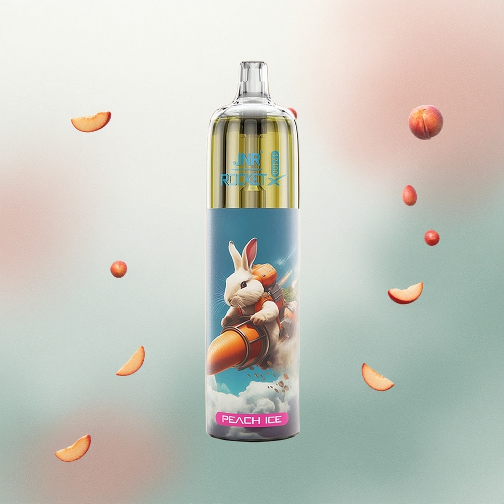 JNR Rocket-X 12400 Peach Ice Mesh Coil 850mAh Disposable Vape