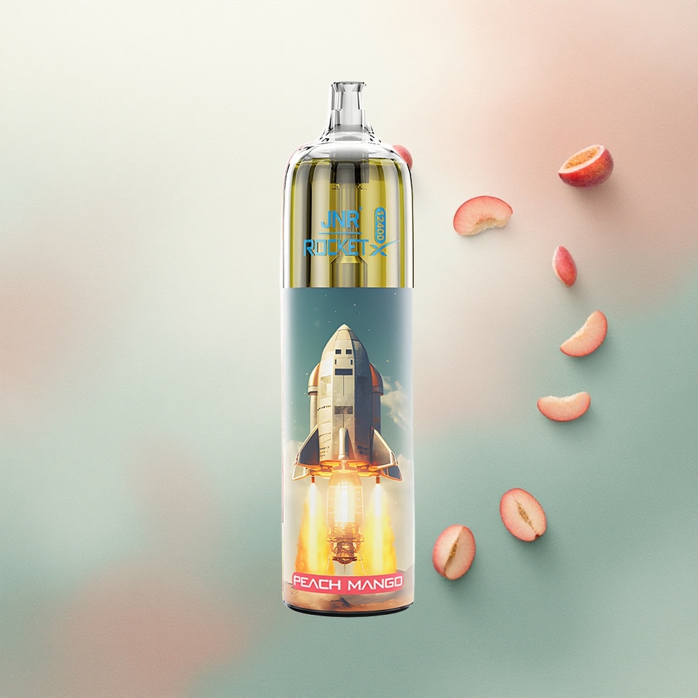 JNR Rocket-X 12400 Peach Mango Adjustable Airflow 850mAh