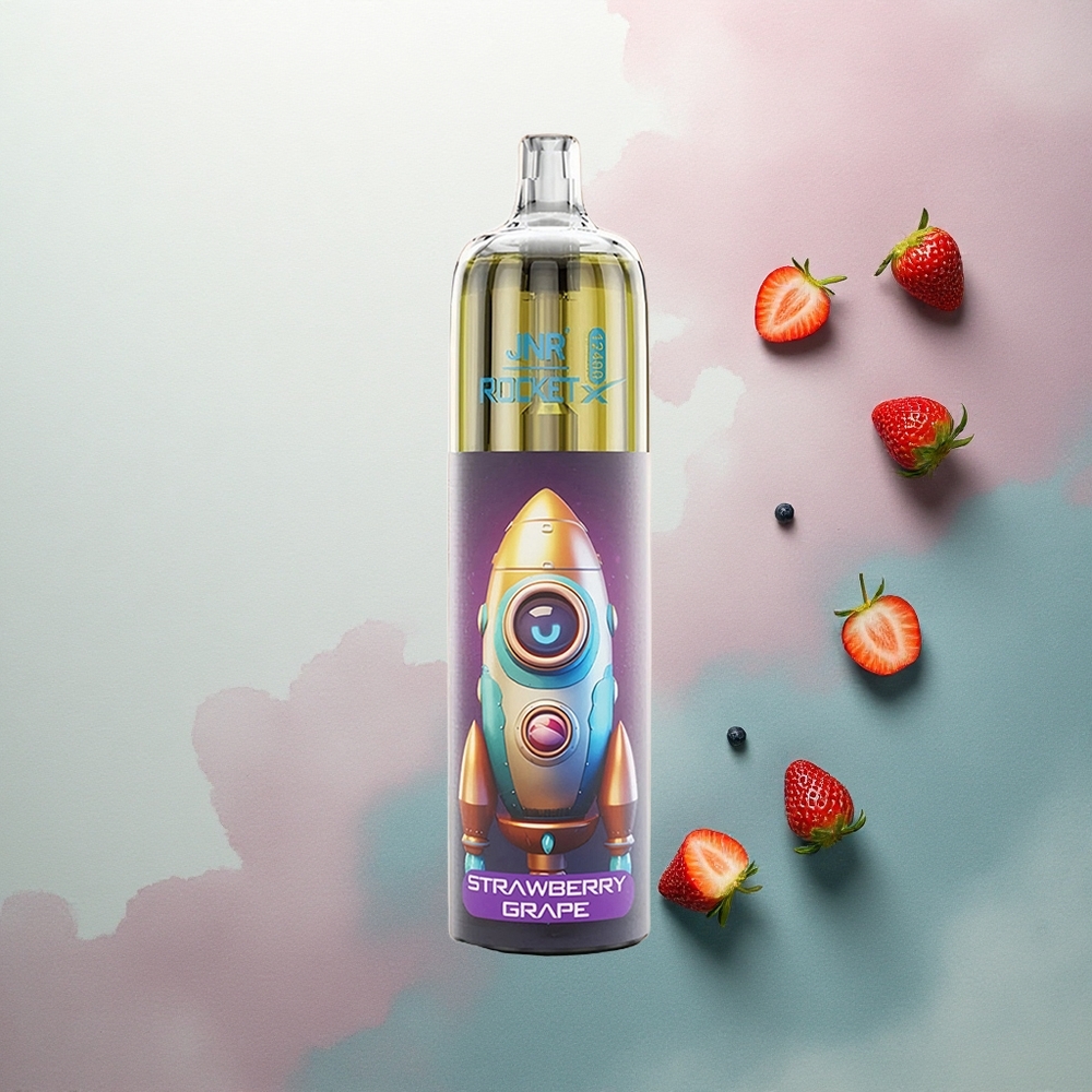 JNR Rocket-X 12400 Strawberry Grape Adjustable Airflow RGB 850mAh