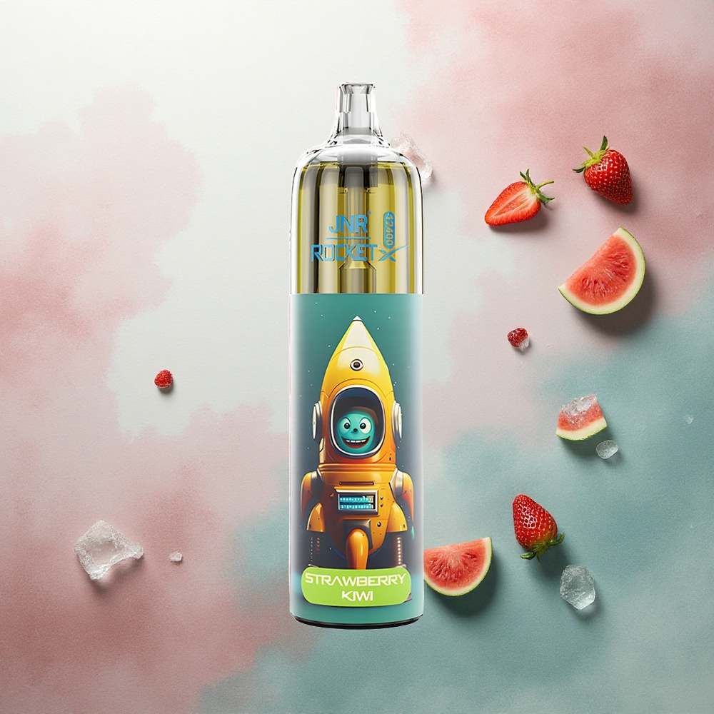 JNR Rocket-X 12400 Strawberry Watermelon Ice Mesh Coil 850mAh Disposable Vape