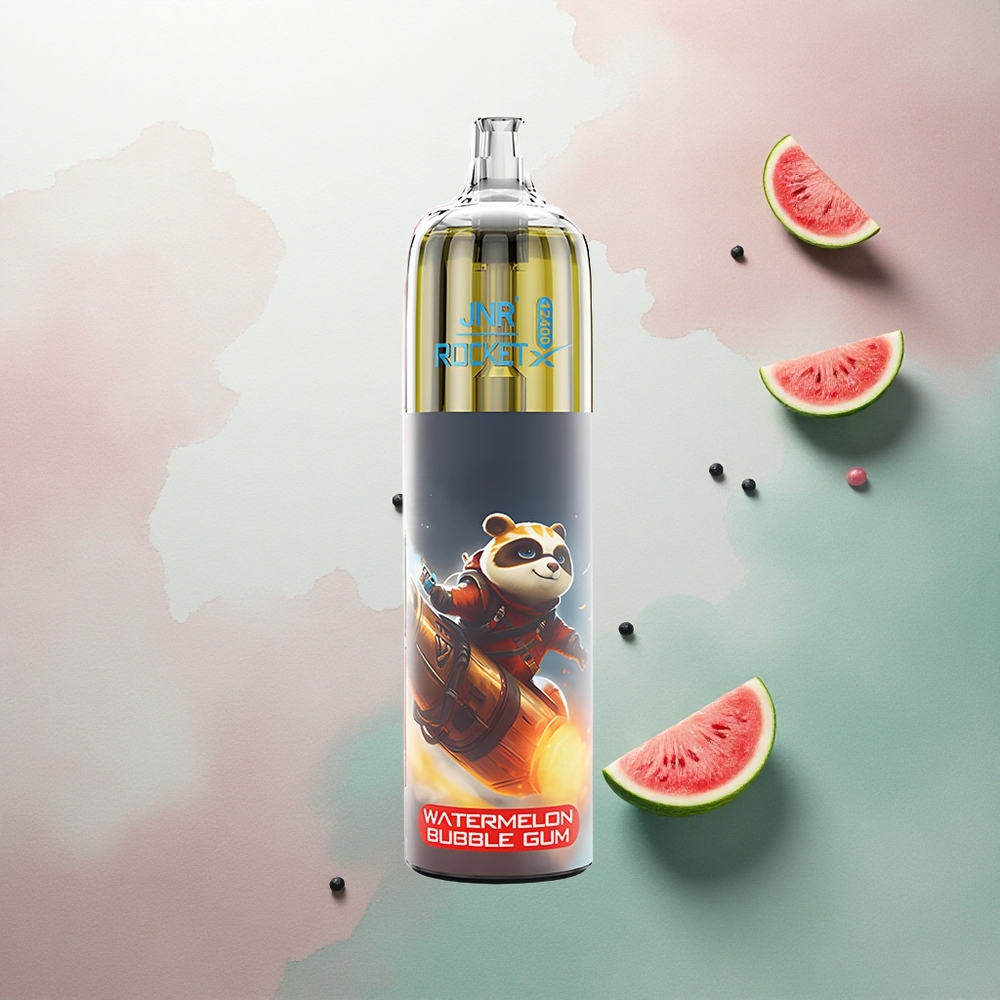 JNR Rocket-X 12400 Watermelon Bubble Gum RGB Adjustable Airflow 850mAh