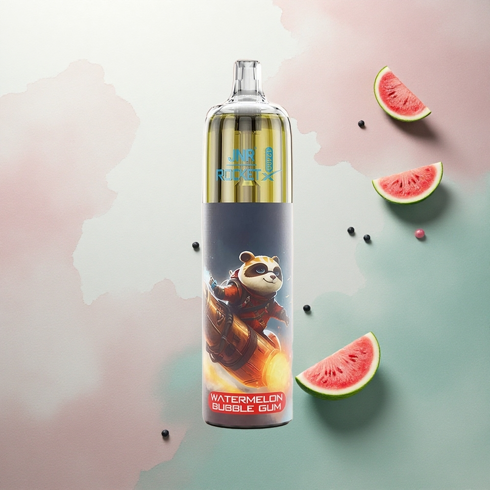 JNR Rocket-X 12400 Watermelon Bubble Gum RGB Adjustable Airflow 850mAh