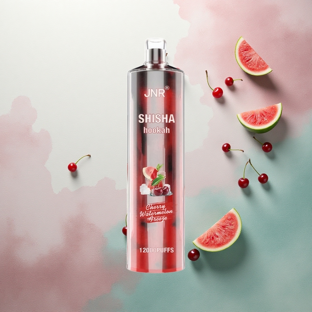 JNR Shisha Hookah 12000 Cherry Watermelon Freeze 24ml 750mAh
