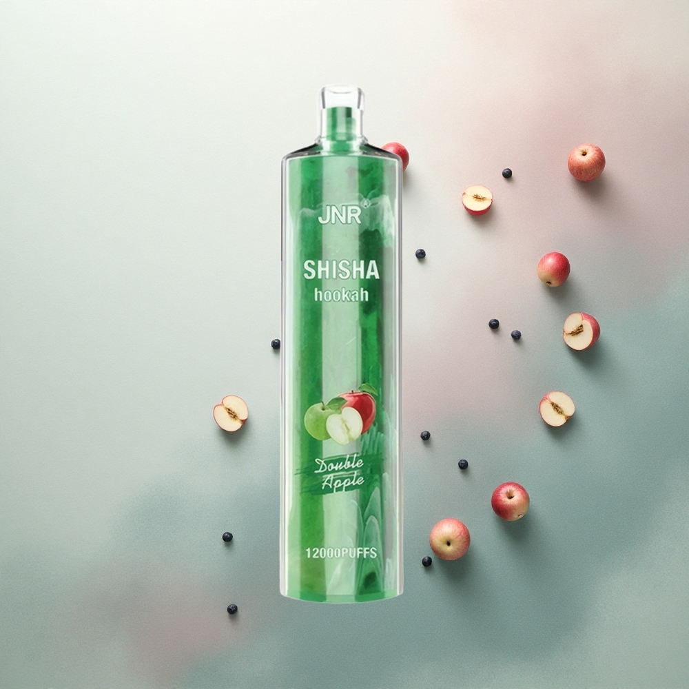 JNR Shisha Hookah 12000 Double Apple 750mAh 24ml 2% Nicotine