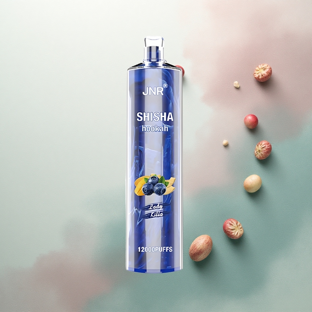 JNR Shisha Hookah 12000 Lady Killa 750mAh 24ml Nicotine-Free