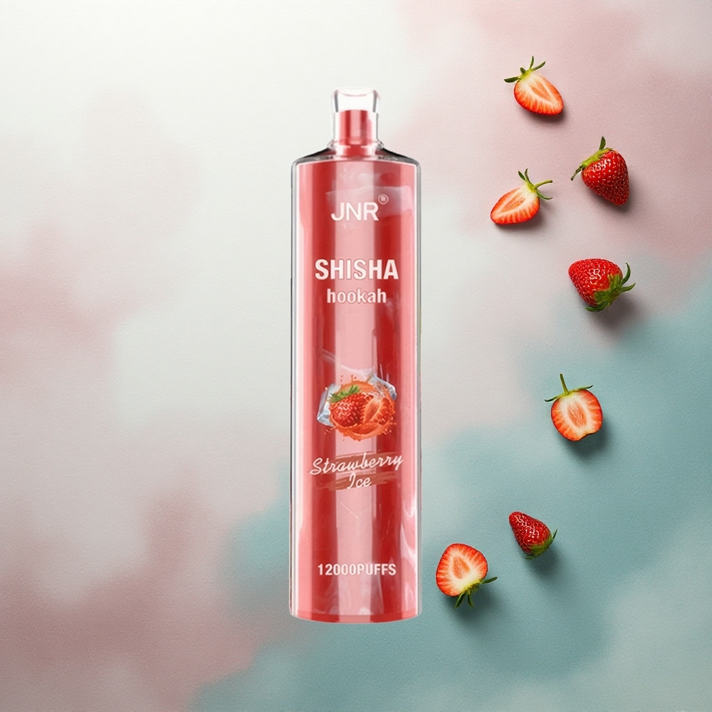 JNR Shisha Hookah 12000 Strawberry Ice 750mAh 0.6 Ohm