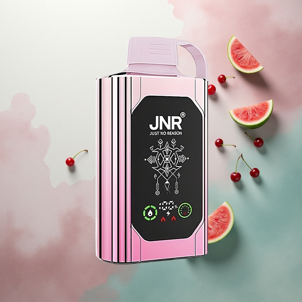 JNR Shisha Hookah Box 20500 Cherry Watermelon Freeze 25ml Dual Mesh 1000mAh