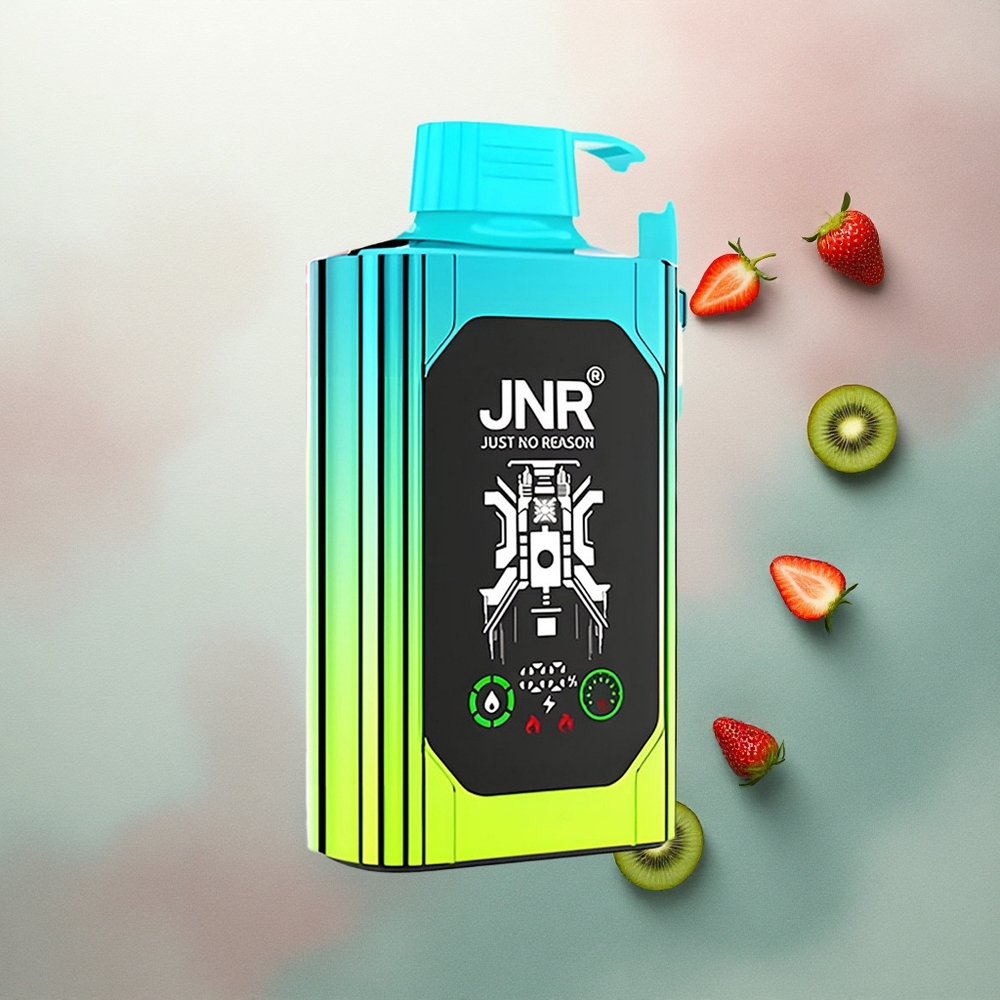 JNR Shisha Hookah Box 20500 Strawberry Kiwi 25ml Dual Mesh Coil 5% Nicotine