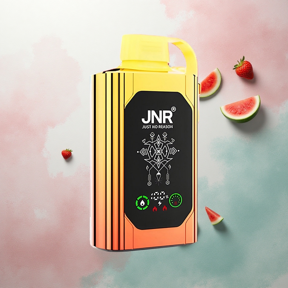 JNR Shisha Hookah Box 20500 Watermelon Strawberry Bubblegum HD Display Dual Mesh Coil 25ml Nicotine 5%