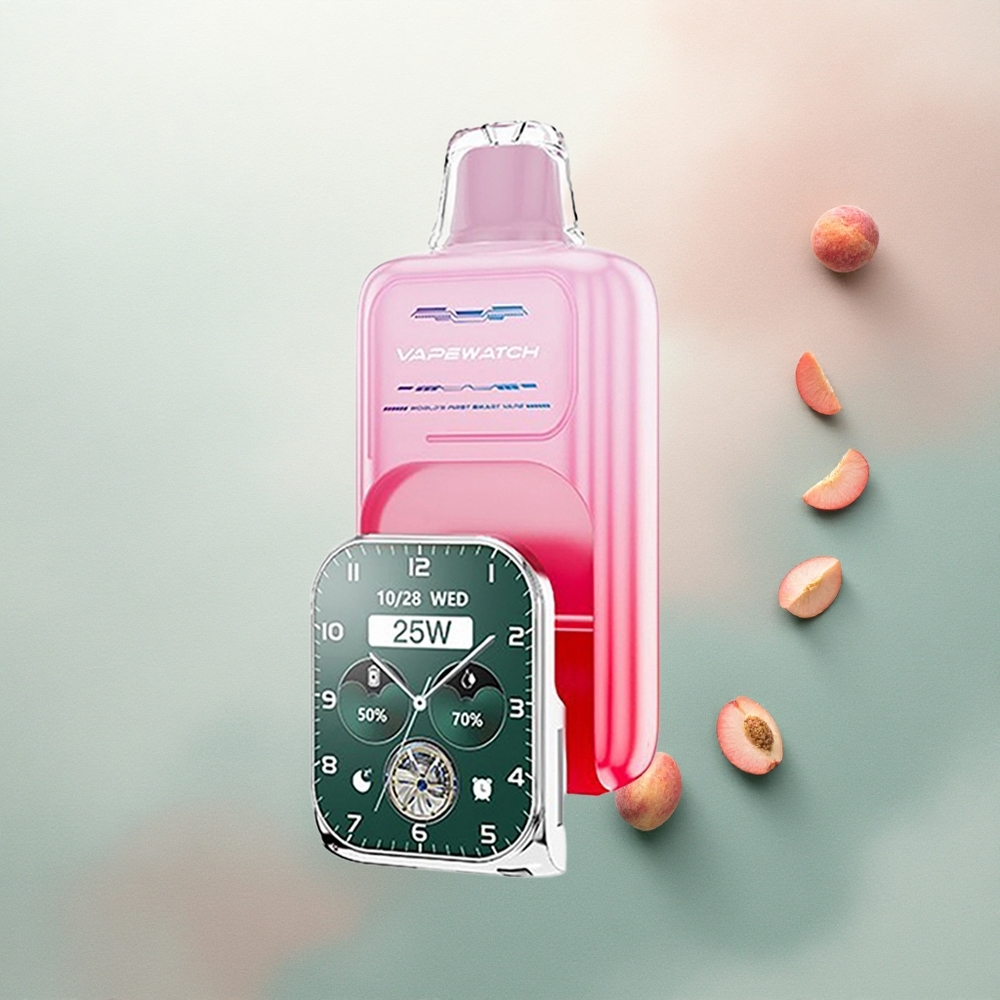 JNR VapeWatch 30000 Georgia Peach Dual Mesh Coil 19mL 1000mAh