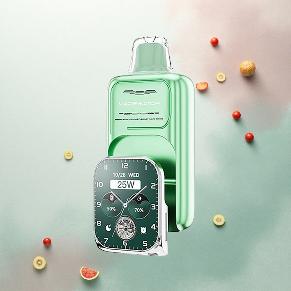 JNR VapeWatch 30000 Miami Mint Dual Mesh 19mL 5% Nicotine 1000mAh