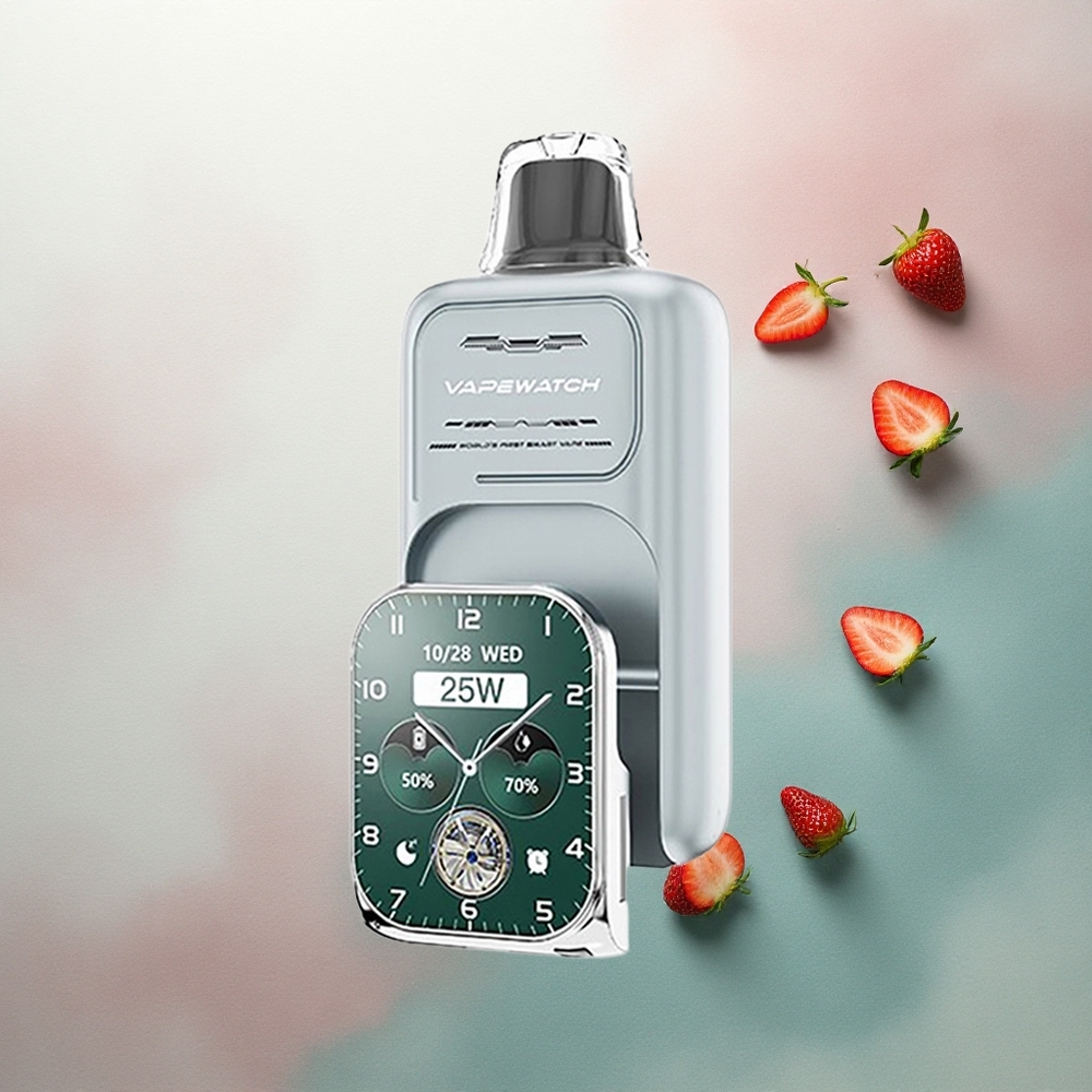 JNR VapeWatch 30000 Strawberry Ice Dual Mesh 1000mAh 19mL