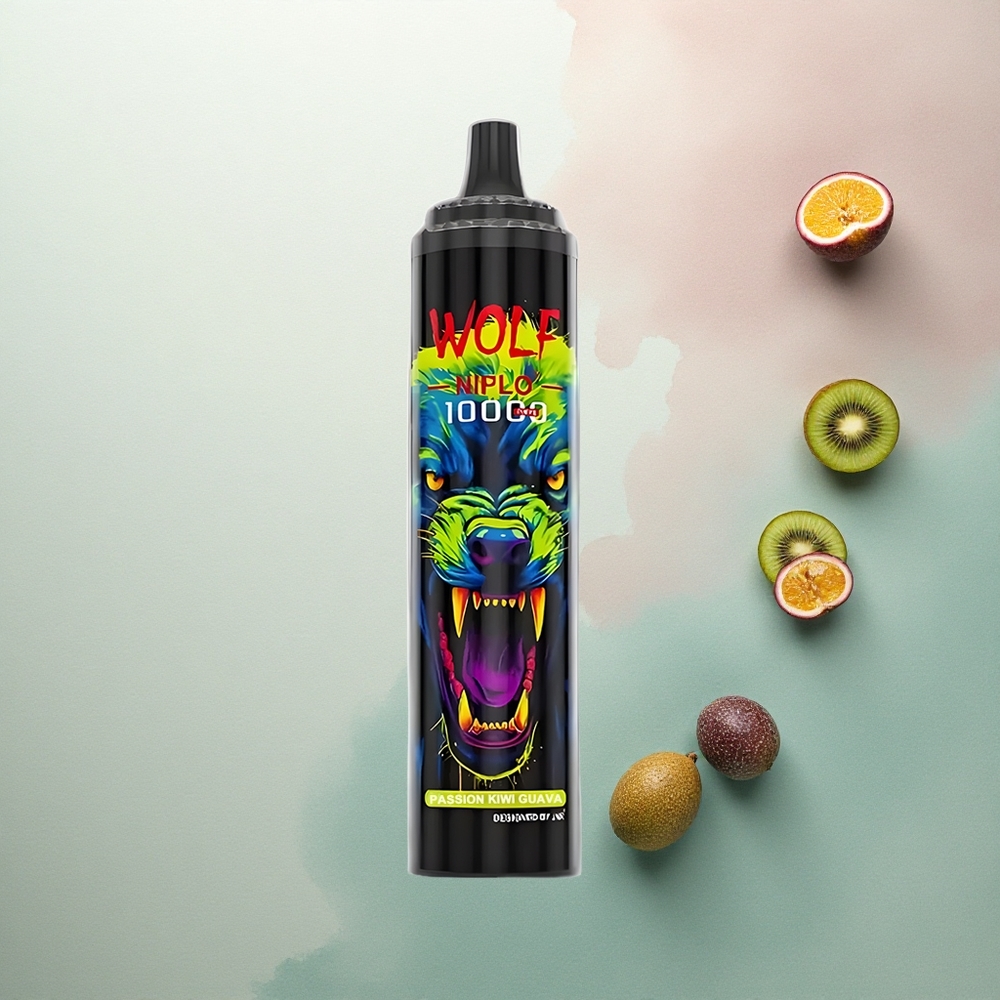 JNR Wolf Niplo 10000 Passion Kiwi Guava 20ml 5% Nicotine Type-C