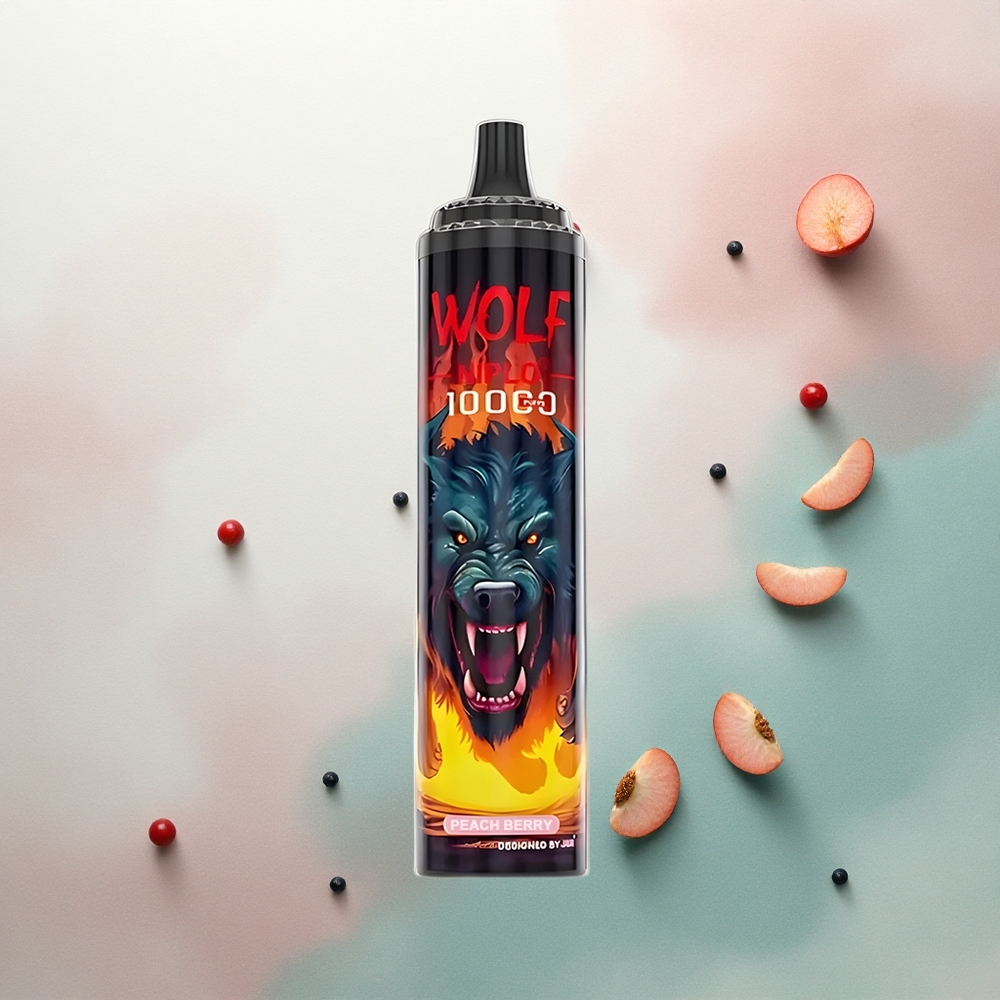 JNR Wolf Niplo 10000 Peach Berry 20ml 650mAh Type-C