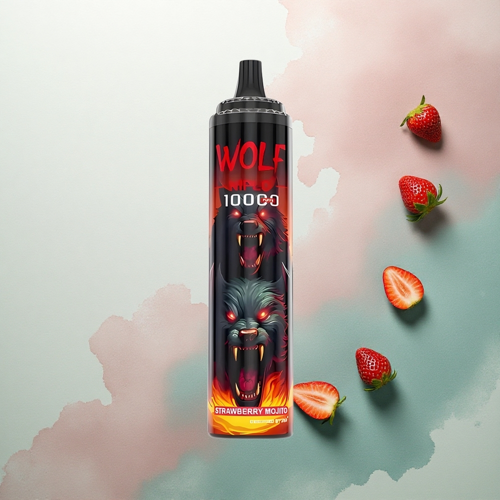 JNR Wolf Niplo 10000 Strawberry Mojito 20ml 650mAh Type-C
