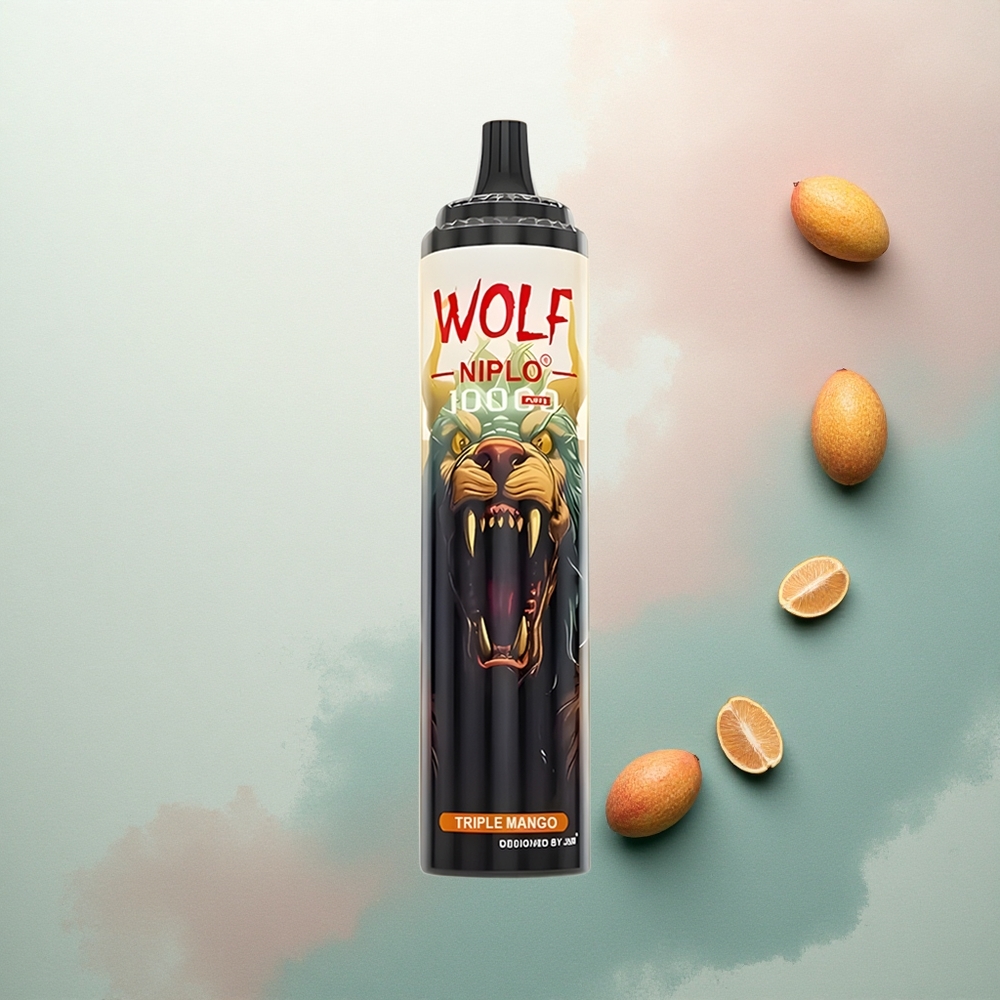 JNR Wolf Niplo 10000 Triple Mango 20ml 650mAh 5% Nicotine