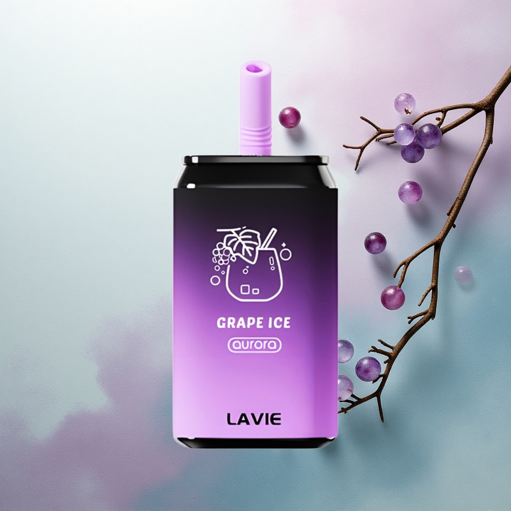 Lavie Aurora 11000 Puffs Grape Ice 5% Nicotine 650mAh