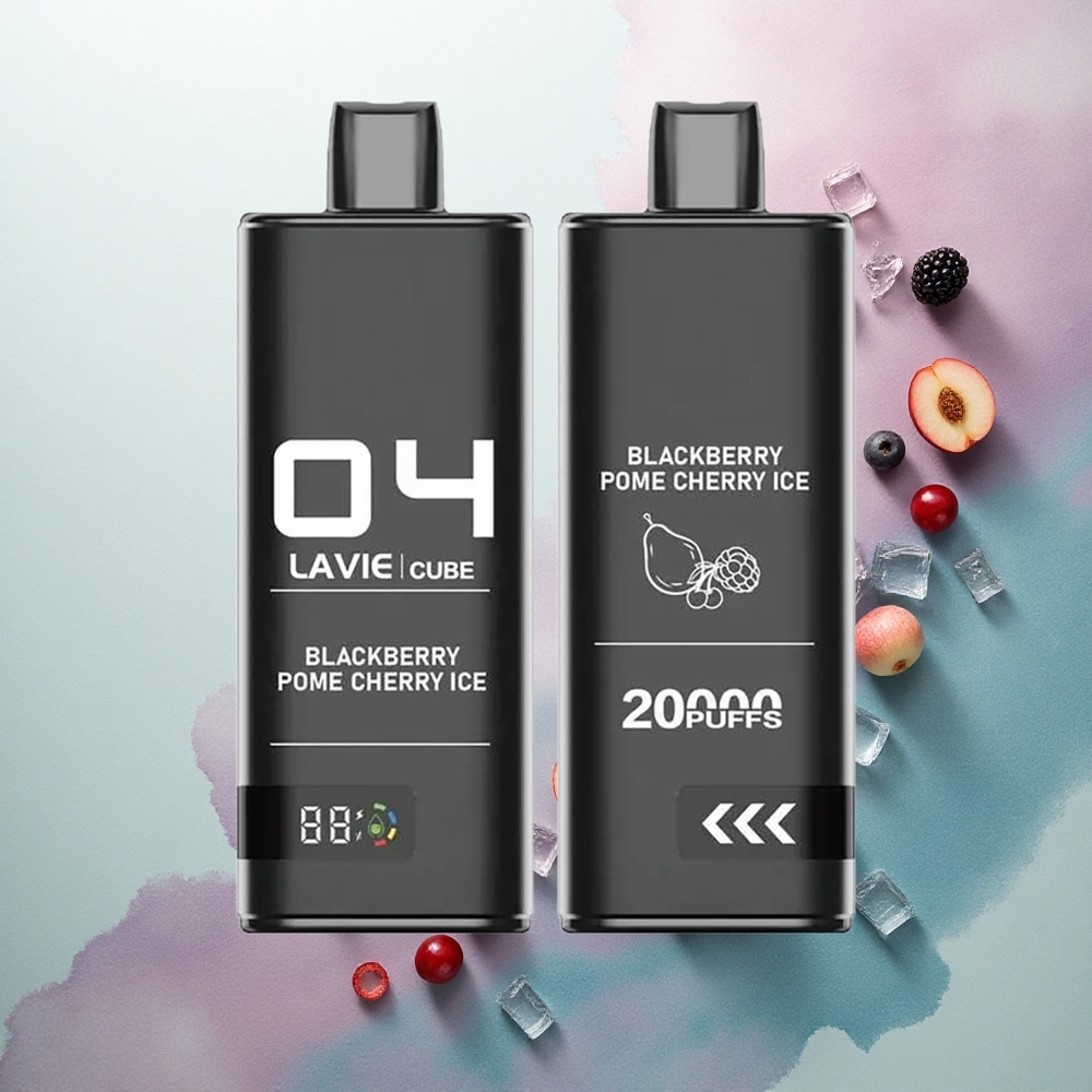 Lavie Cube 20000 Puffs Blackberry Pome Cherry Ice 28ml 5% Nicotine 600mAh