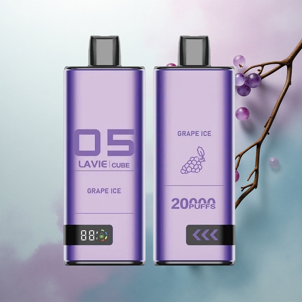 Lavie Cube 20000 Puffs Grape Ice 28ML 5% Nicotine