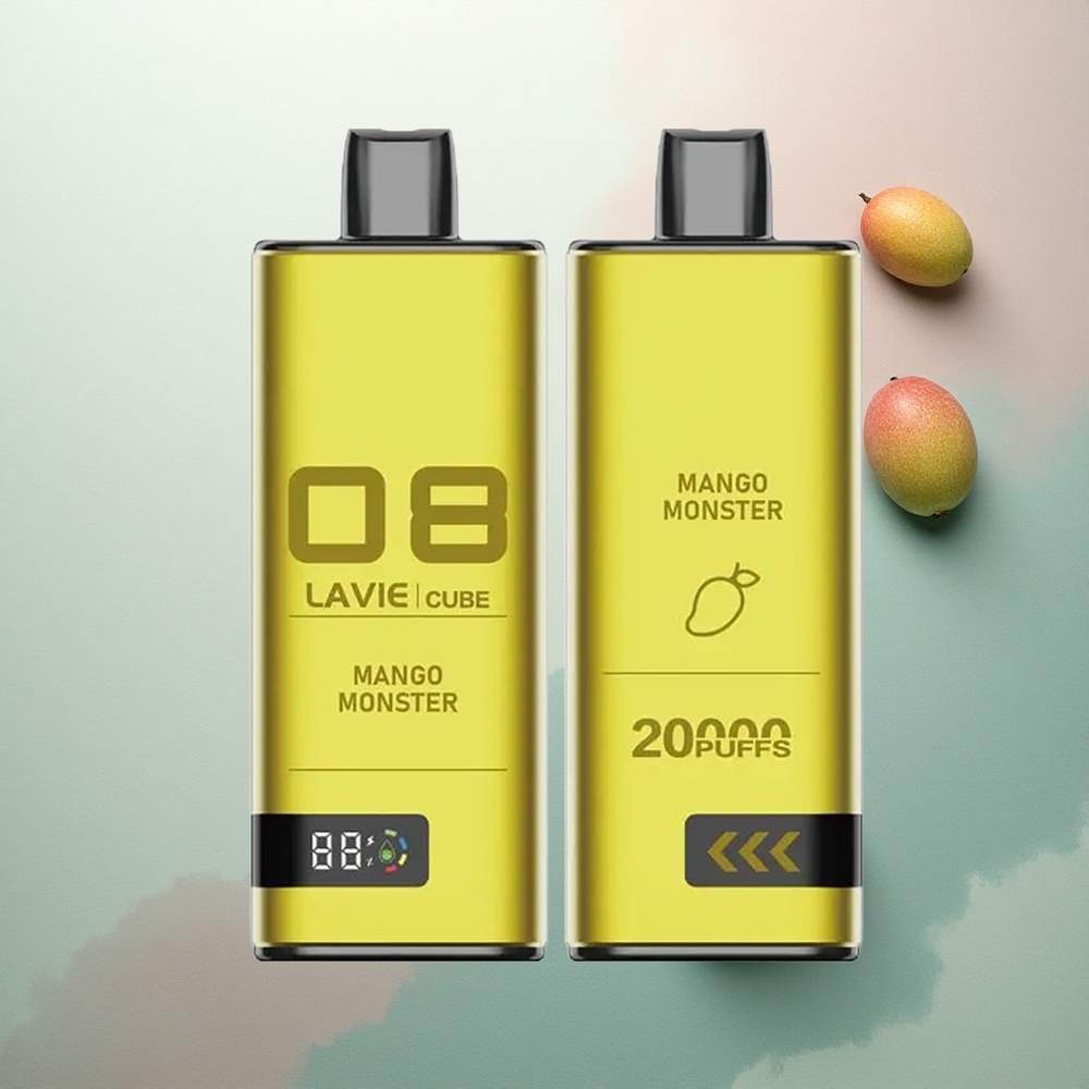 Lavie Cube 20000 Puffs Mango Monster 28ML 5% Nicotine 600mAh