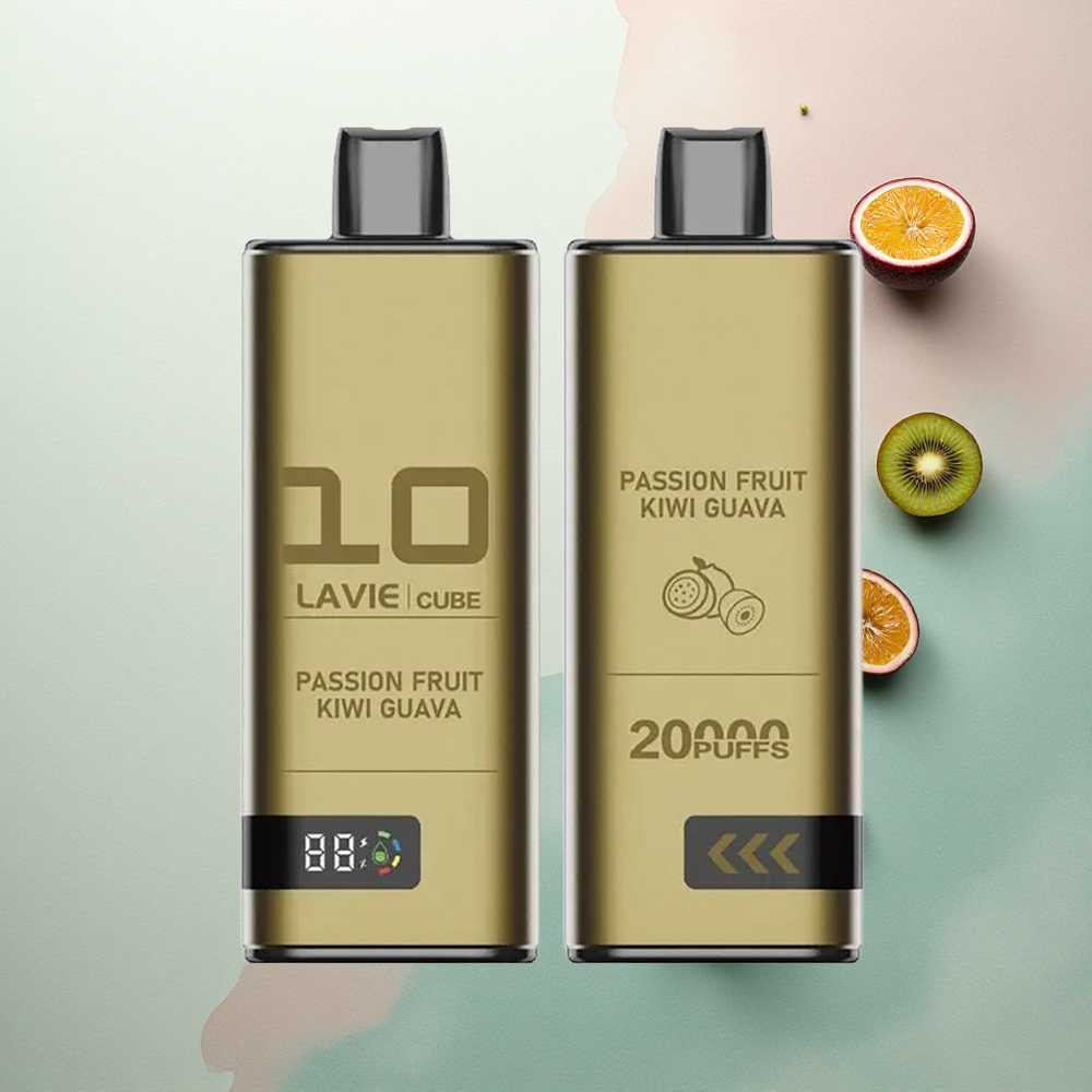 Lavie Cube 20000 Puffs Passion Fruit Kiwi Guava 600mAh 28ML 5% Nicotine
