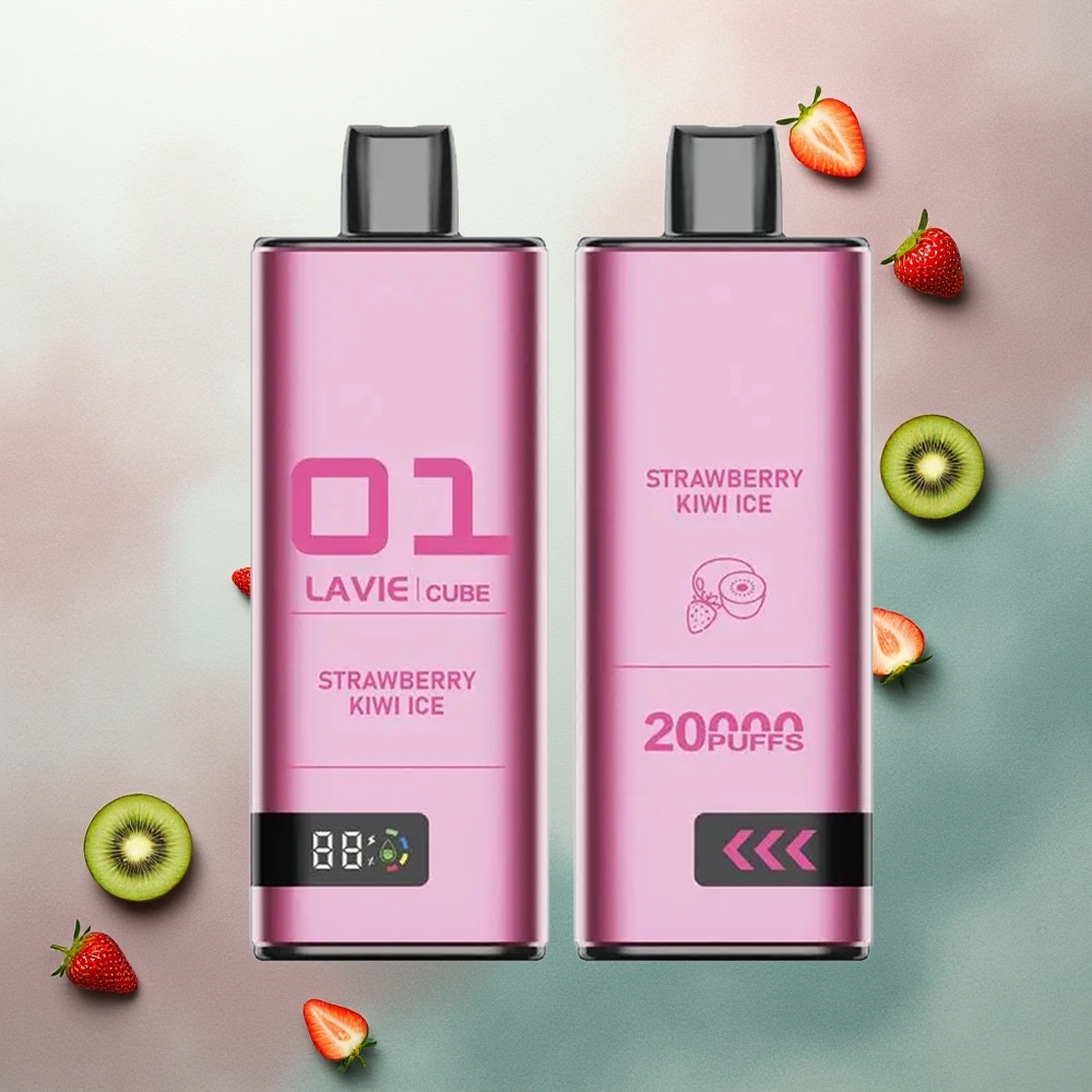 Lavie Cube 20000 Puffs Strawberry Kiwi Ice 5% Nicotine 600mAh