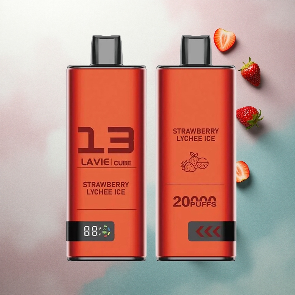 Lavie Cube 20000 Puffs Strawberry Lychee Ice 5% Nicotine 600mAh