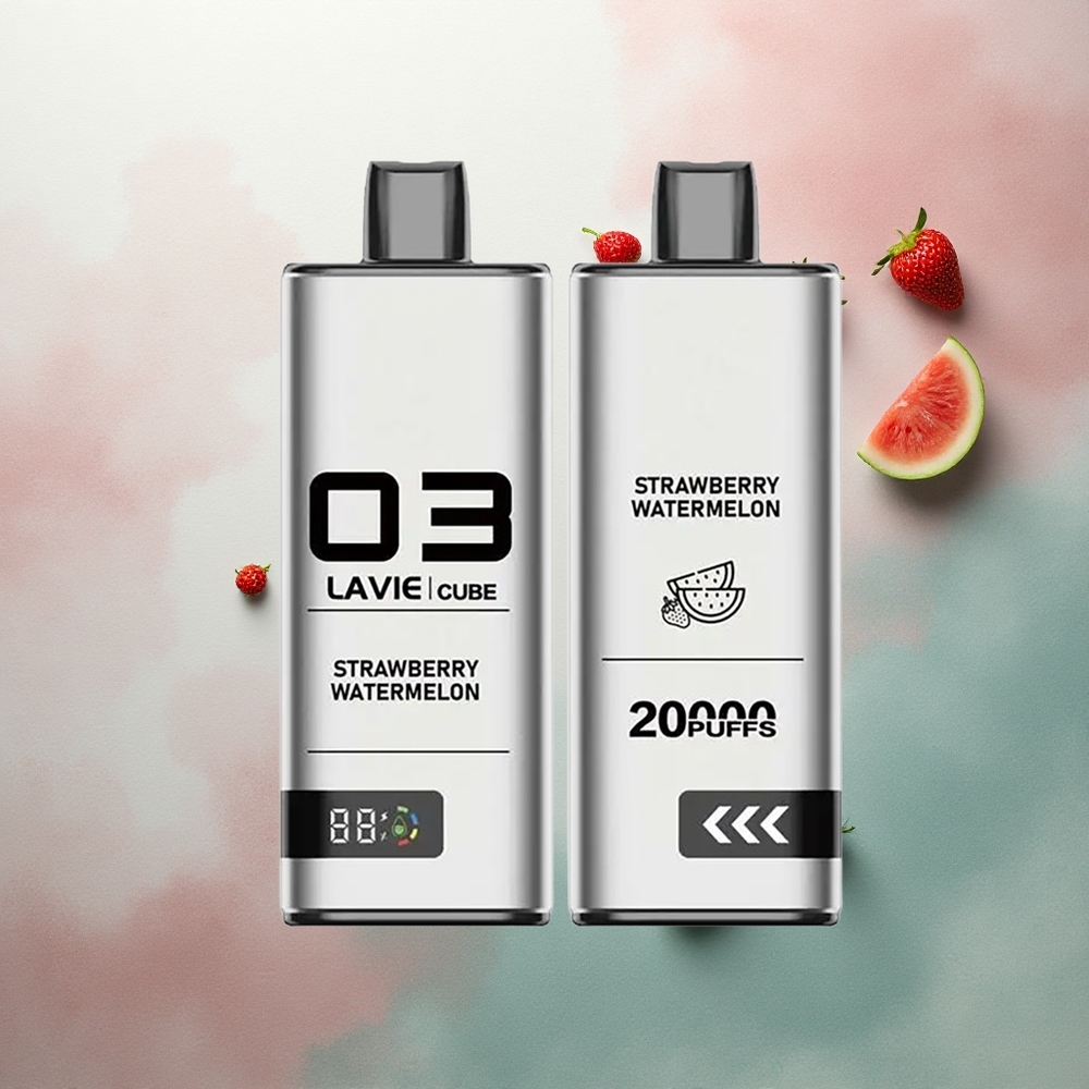 Lavie Cube 20000 Puffs Strawberry Watermelon 28ML 5% Nicotine 600mAh