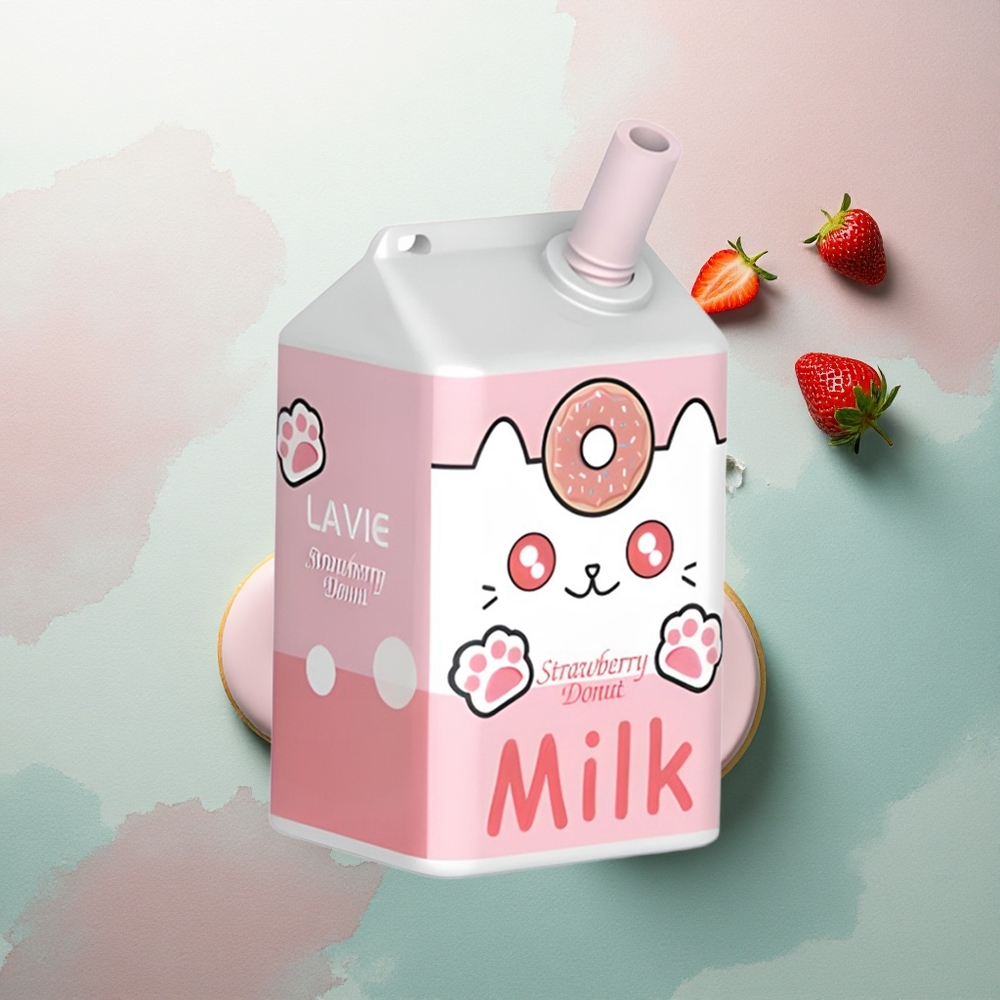 Lavie Milk 7000 Puffs Strawberry Donut 16ML 600mAh