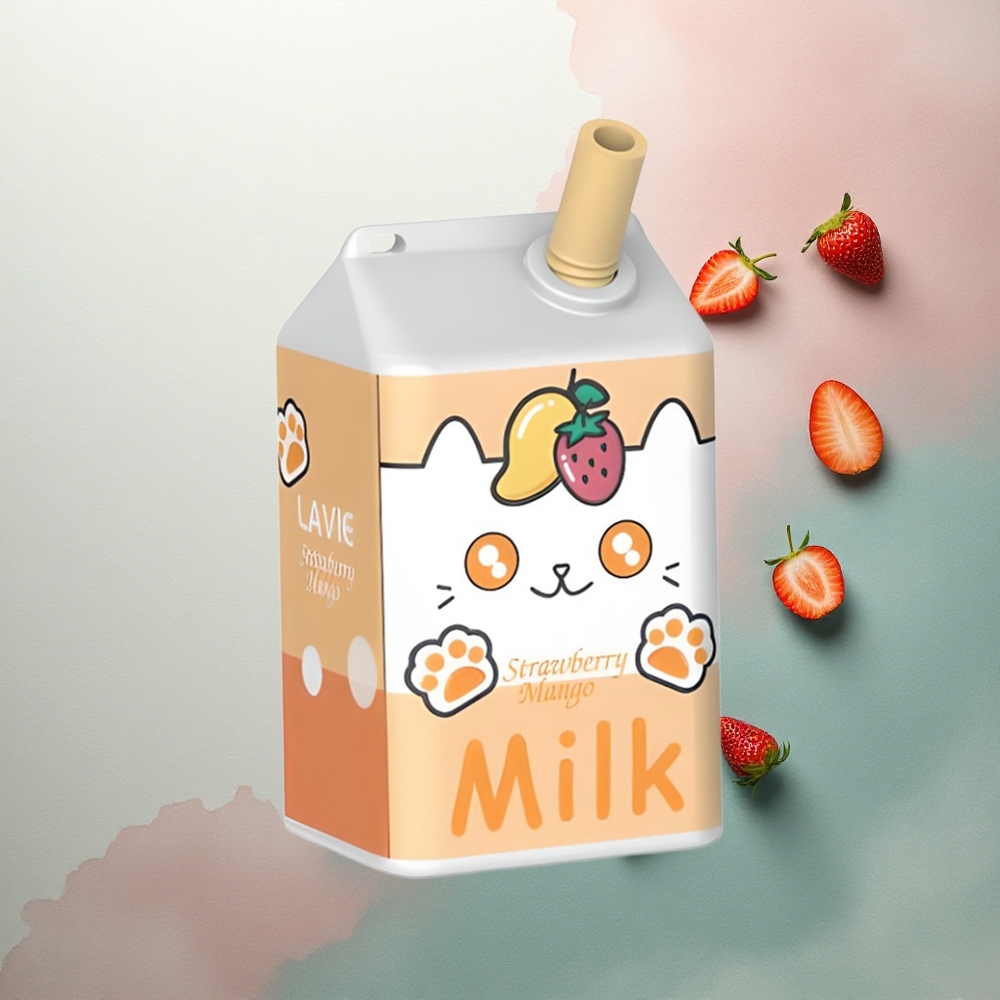 Lavie Milk 7000 Puffs Strawberry Mango 16ML 600mAh