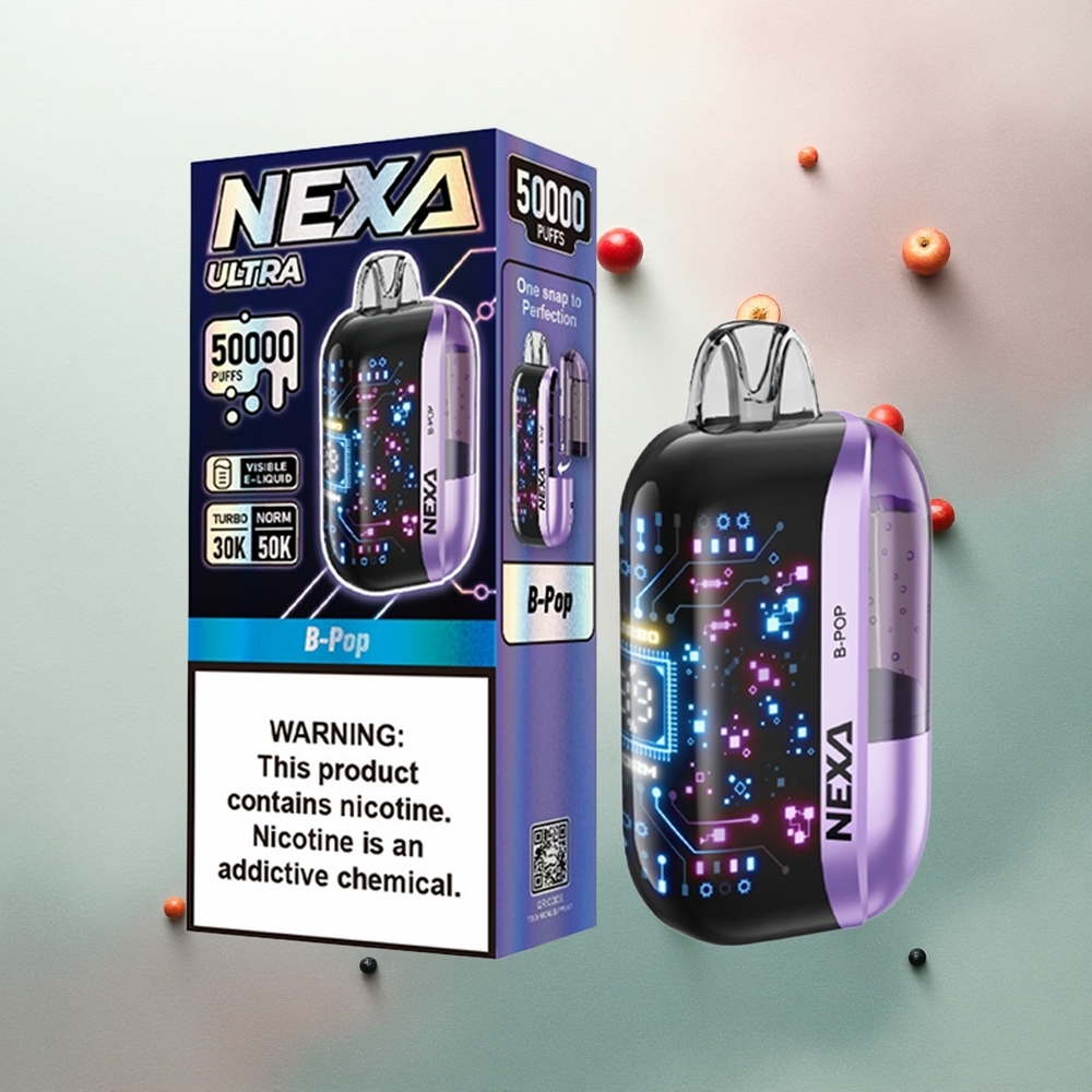 NEXA Ultra 50000 Puffs B-Pop 20ml 5% Nicotine 800mAh